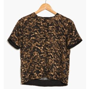 T Tahari Burnout Boxy Top NWT